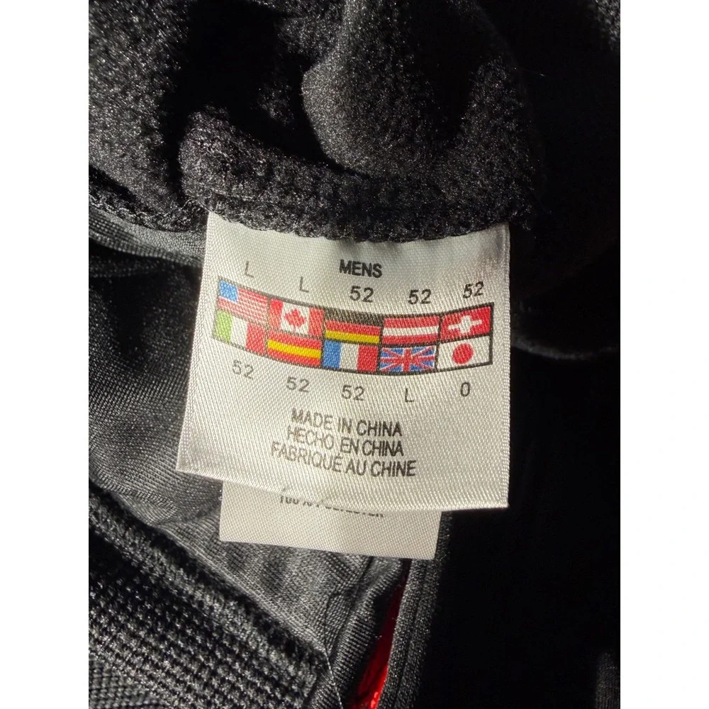 Spyder Full Zip Jacket Mens Large Grey Excellent Waffle Knit Fleece 71D64000-01